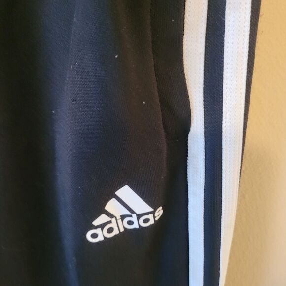 Adidas originals track pant black white vintage trefoil vtg casual 3 stripe lady - Picture 2 of 16